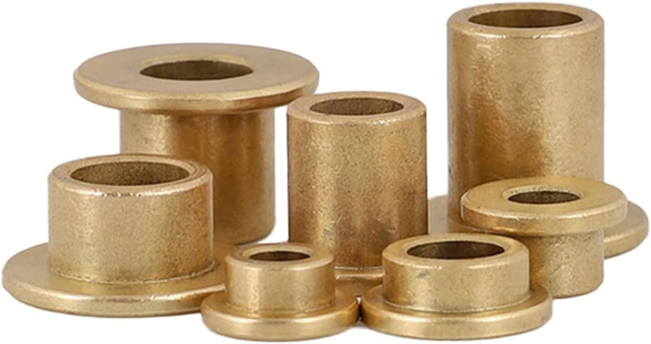 5Pcs ID 5 6 8 10mm Flanging Self-Lubricating Bearing Mini Brass Bushing Shaft Sleeve Bearing With Stepped Flange DIY Accessories (Size : 8x12x12-16x2mm)