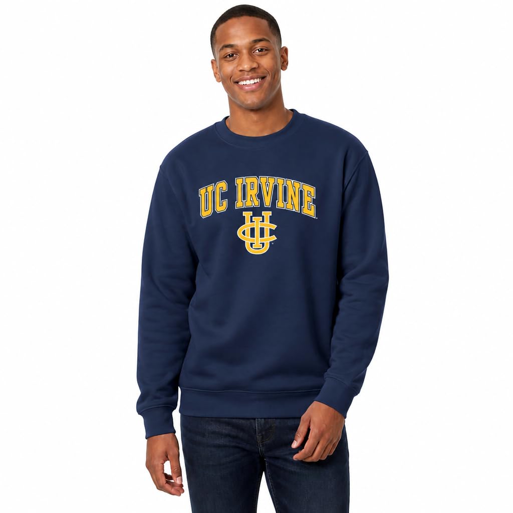 NCAA College Sweatshirt Fleece Crewneck Pullover for Men and Women