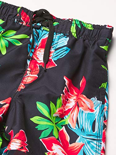 Image of Kanu Surf Boys' Dominica Floral Quick Dry Beach Board Shorts Swim Trunk