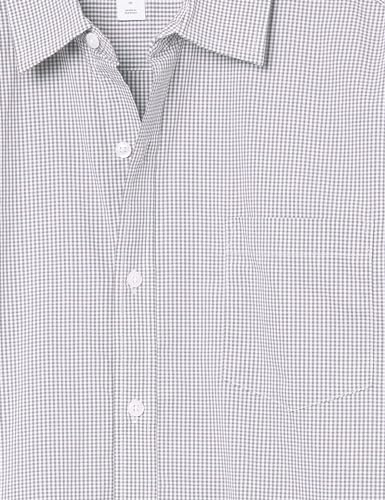 Image of Amazon Essentials Men's Regular-Fit Long-Sleeve Casual Poplin Shirt, Button Front, Business Casual, Collared
