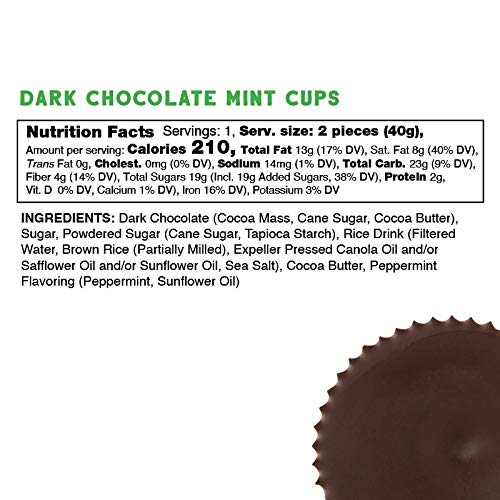 image for Free 2b Dark Chocolate Mint Cups Gluten-Free, Dairy-Free, Nut-Free and