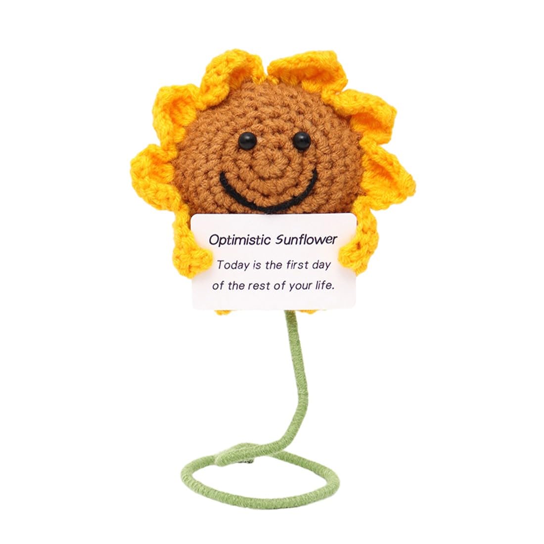 Girasole Lavorato a Maglia Ornamento Energia Positiva Regalo