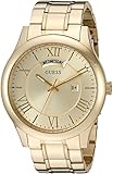 GUESS Gold-Tone Stainless Steel Bracelet Watch with Day + Date. Color: Gold-Tone (Model: U0791G2)