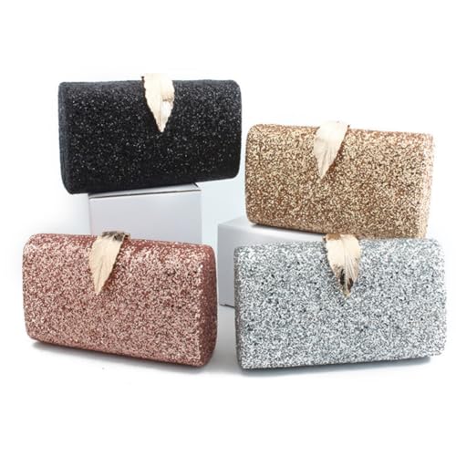 Pochette à Main Dorée Assez Grande pour Téléphone et Maquillage Outanaya