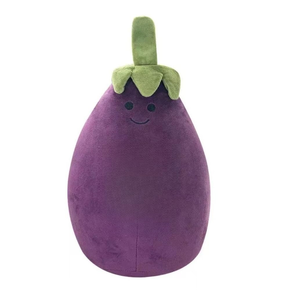 Amazon.co.jp: 茄子 なす 抱き枕 ぬいぐるみ クッション 紫 スロー枕