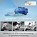 MOVA ViAX 500 Mähroboter Ohne Begrenzungskabel, Empf. 500 m², KI-gestützte Kartierung, 360°-LiDAR & Dual-KI-Vision, Intelligente Hindernisvermeidung, U-Fahrbahn, Kantenschnitt, App-Steuerung