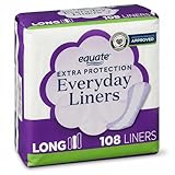 Extra Protection Panty Liners Long Length – 108 Count, Daily Pantiliners for Women, Unscented Cotton Feel, Extra Long Pantyliners for Everyday Use (Pack of 1)