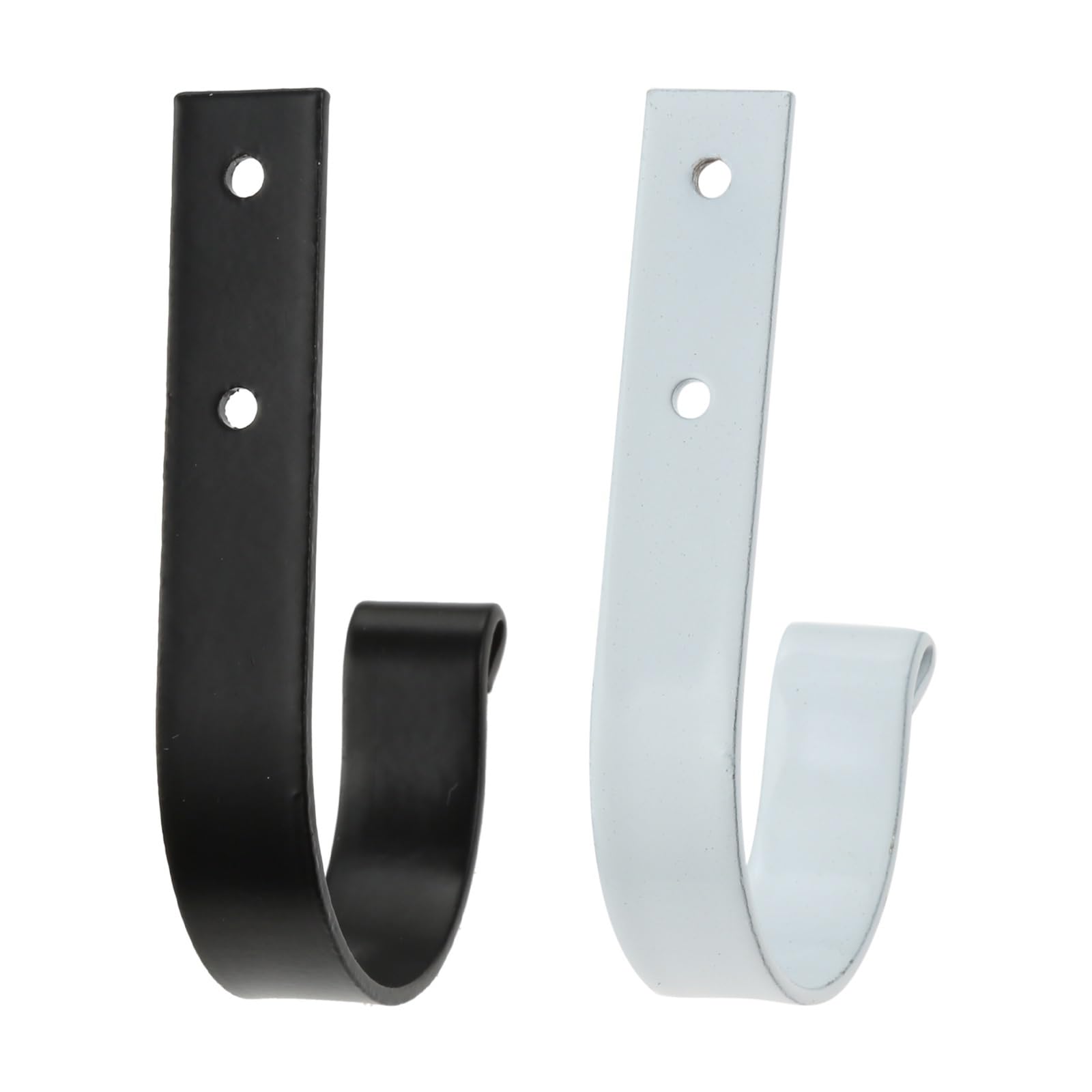 Dhetye Black Coat Rack Wall Hooks Coat Rack,Wall Hooks,2Pcs /White Zinc Alloy Door Bedroom Hanger Hook(Black)