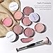 bayfree Multi Glow Balm Set, Cream Blush with Double-ended Brush, Radiant Finish, Hydrating, Creamy, Radiant Finish, Lightweight & Blendable Color, Face Balm