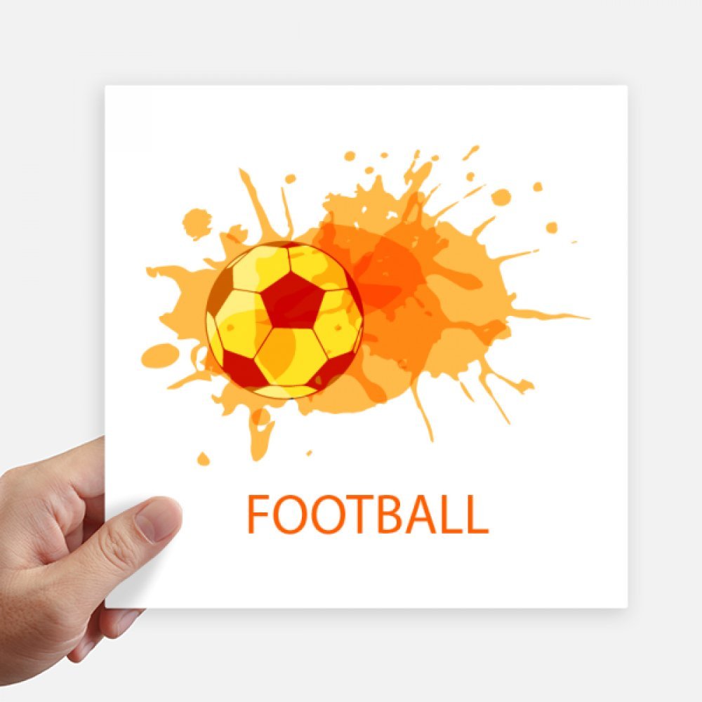 Pegatinas de fútbol de la naranja para decorar maletas portátiles y habitaciones juveniles