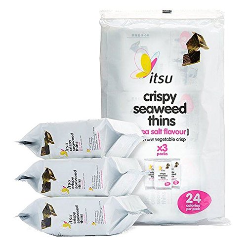 Itsu Crispy Seaweed Thins Sea Salt 3 x 5g