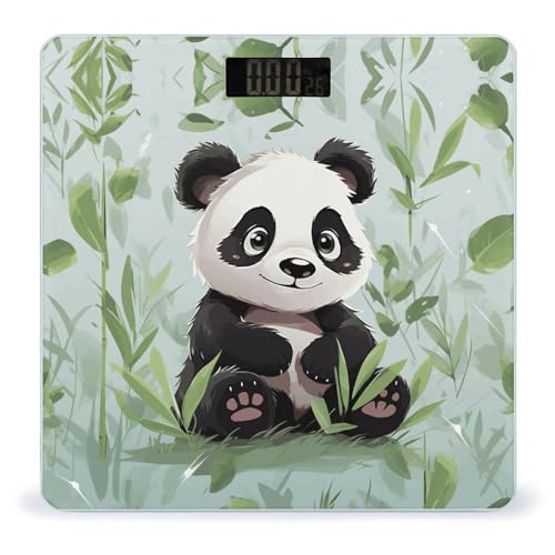 Báscula digital Panda Bamboo para peso corporal hasta 180 kg miniatura 1