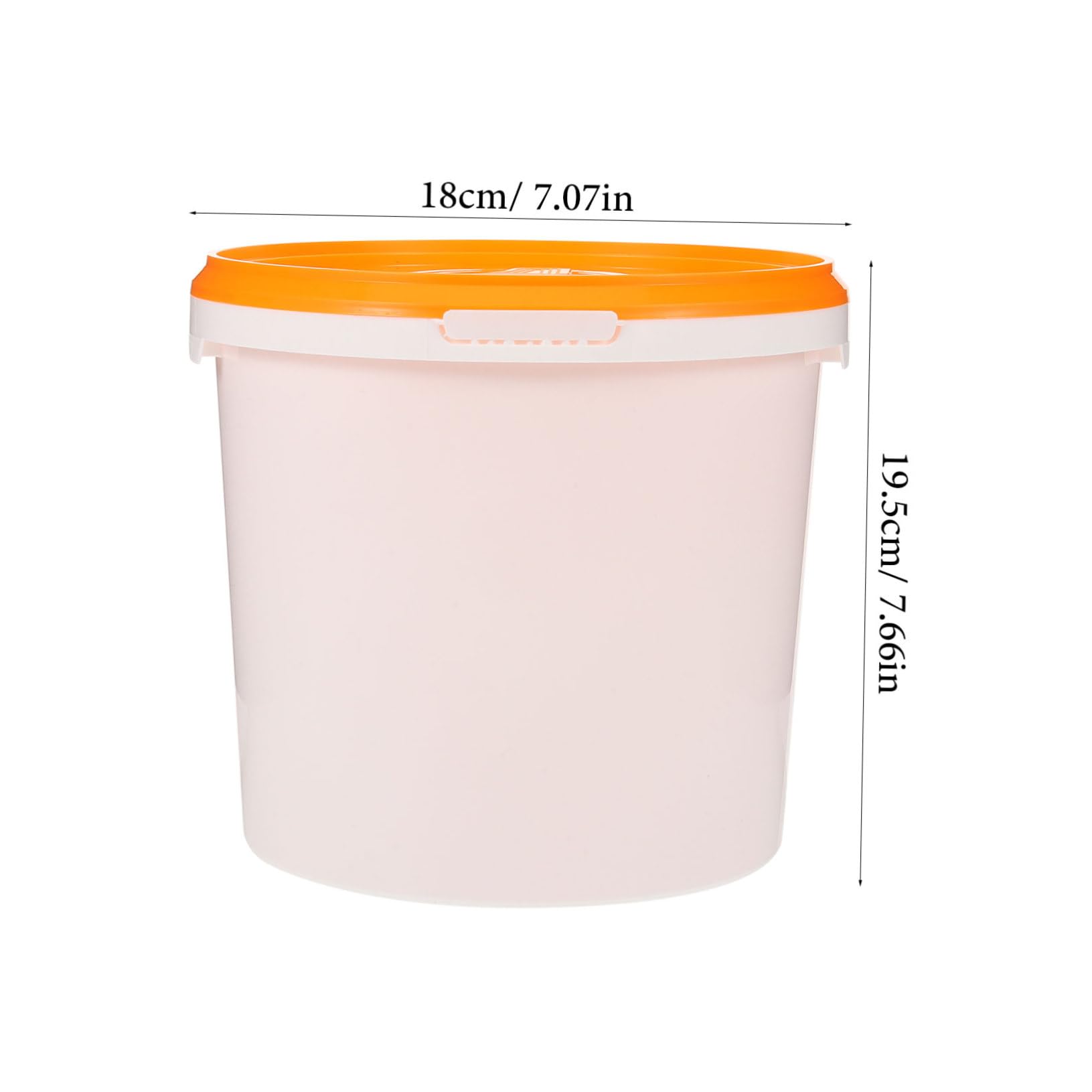 Ciieeo Portable Wipes Dispenser Bucket Wipe Holder with Cover Easy Pull Opening for Use for Car Bathroom and Care