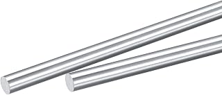 MECCANIXITY Linear Motion Rod, Straight Motion Rods,Carbon Steel Rod Hard Shaft Solid Round Rod Straight Rail Shaft for 3D Printer,DIY, 8mmx200mm Pack of 2