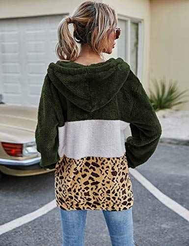 IWoo Teddy Fleece Felpe Donna Casual Doppia Fuzzy