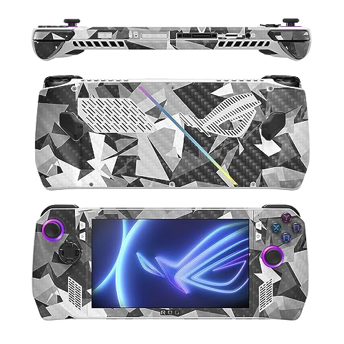 Image of MightySkins Carbon Fiber Skin Compatible with Asus ROG Ally - Mono Camo | Protective, Durable Textured Carbon Fiber Finish | Easy to Apply, Remove, and Change Style
