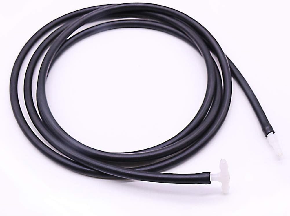 Windshield Washer Wet-arm Hose Kit, Universal Washer Fluid Tube with Hose Connector are Designed to Replace That Old, Cracked, Leaking Windshield Washer Tubing(2 Meters Length)