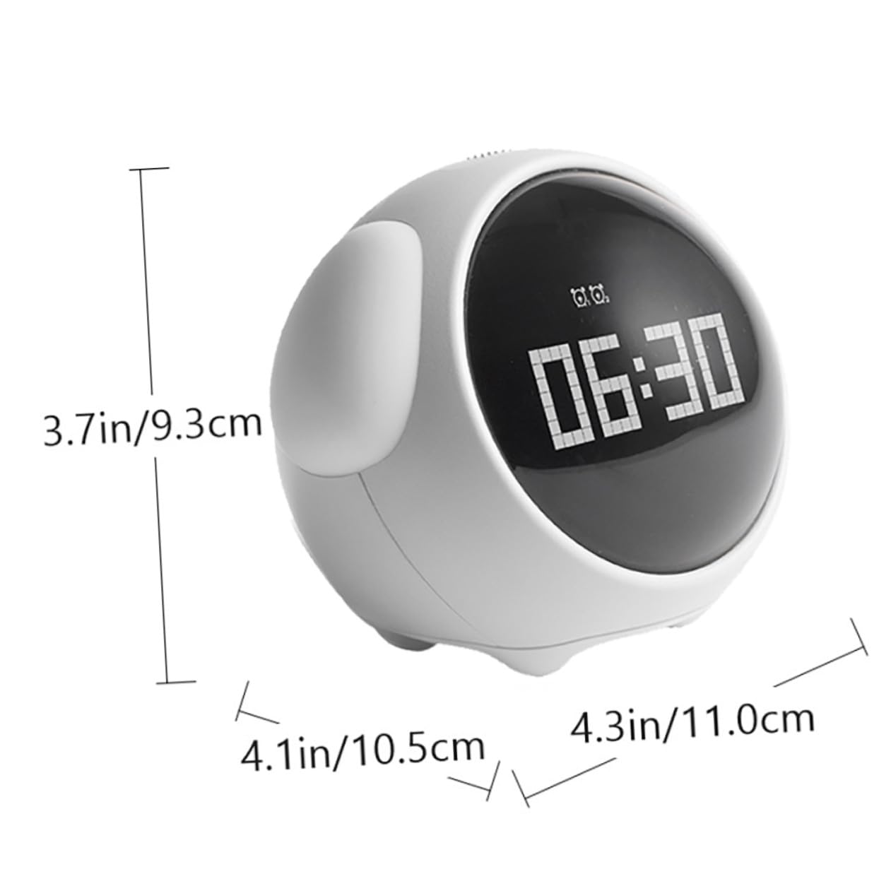Cabilock Reloj Despertador LED Digital Expresión, Luz Nocturna y Snooze