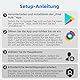 Android Smart Tracker Tag,Google Zertifiziert Schlüsselfinder kompatibel mit Find Hub APP (Android NUR),Bluetooth Key Finder für Gepäck/Taschen/Koffer/Brieftasche,Austauschbarer Akku，4 Farben
