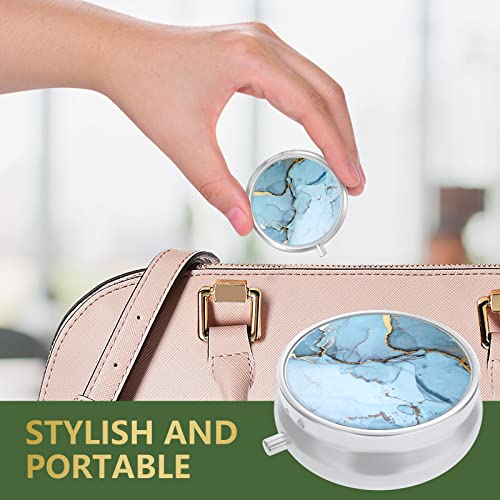 Image of Pill Box, Small Pill Case for Purse & Pocket, Travel Medicine Organizer | Cute Travel Medicine Organizer, Portable Medicine Container Holder to Hold Vitamins, Medication, Fish Oil & Supplement