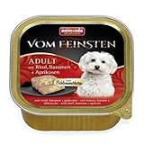22 x Animonda Dog Vom Feinsten Schlemmerkern mit Rind, Bananen & Aprikosen 150g