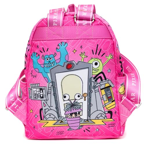 Wondapop Mochila de nylon Monsters Inc. de 33 cm, Monsters Inc., 13