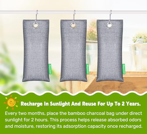 Image of Activated Charcoal Odor Absorber Deodorizer Odor Eliminator for Strong Odor