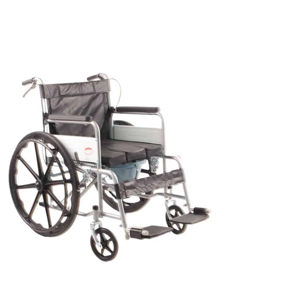 車椅子手動折りたたみライトフルリクライニングベルトトイレ家庭用高齢  