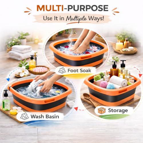 Spa de pies plegable con set de regalo y accesorios miniatura 6