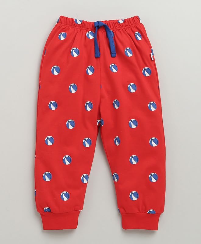 Image of BUMZEE Boys Cotton Full Sleeves T-Shirt & Pyjama Set (Peb10384391)