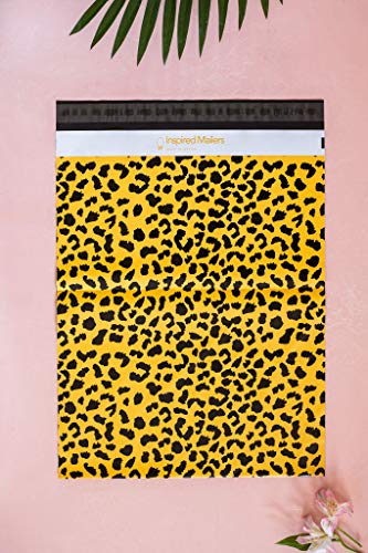 Image of Inspired Mailers - Poly Mailers 14.5x19 - Wild Cheetah - Range of Sizes Available - 3.15mil Unpadded Shipping Envelopes (14.5x19, 50 Pack)