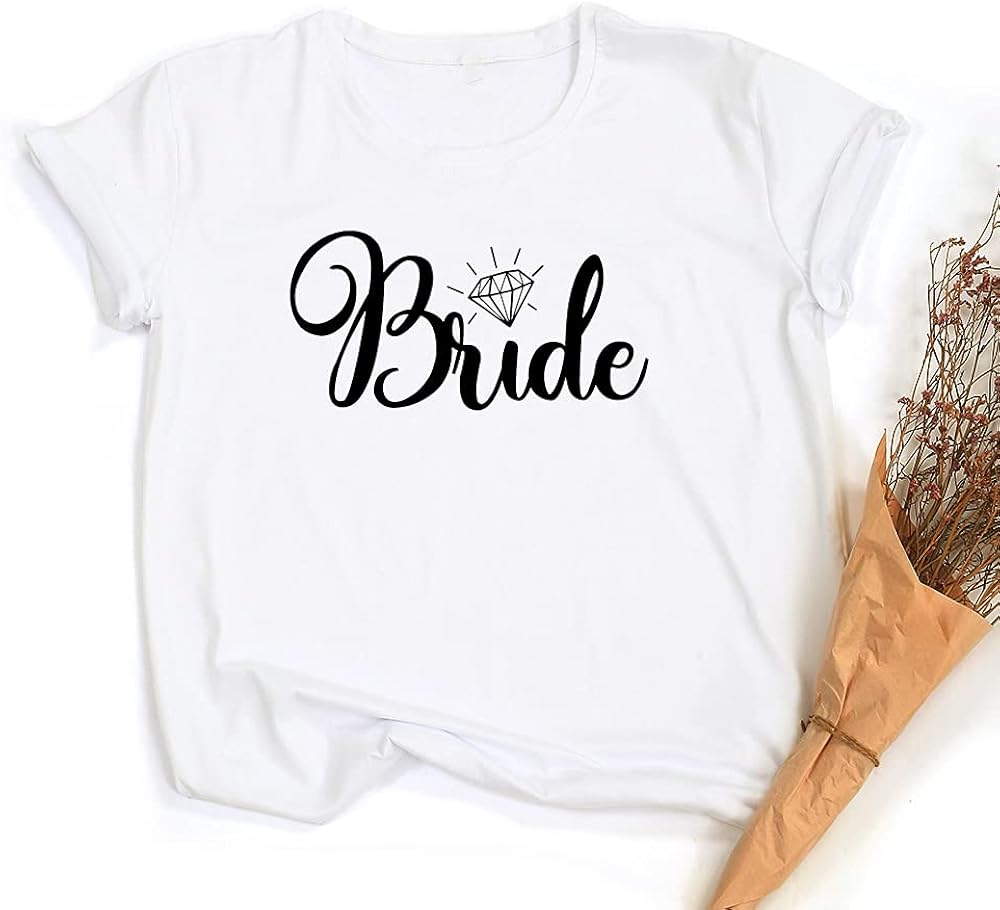 Miniatura 5 de Novia y dama de honor camiseta fiesta de novia despedida de soltera propuesta de dama de honor equipo de regalo novia tribu I Do tribu boda