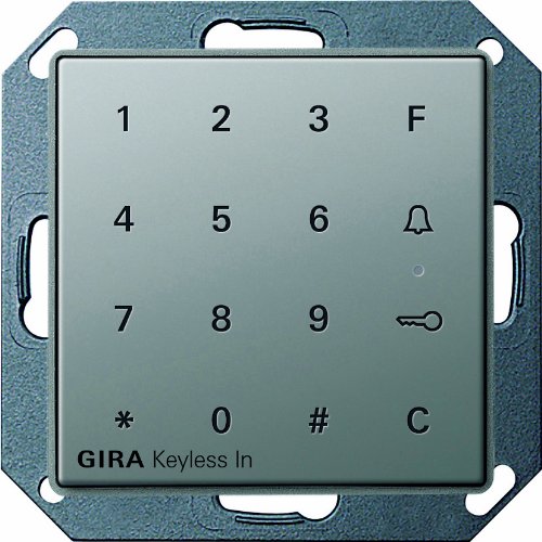 Preisvergleich Produktbild Gira 260520 Keyless In Codetastatur Gira E22, Edelstahl