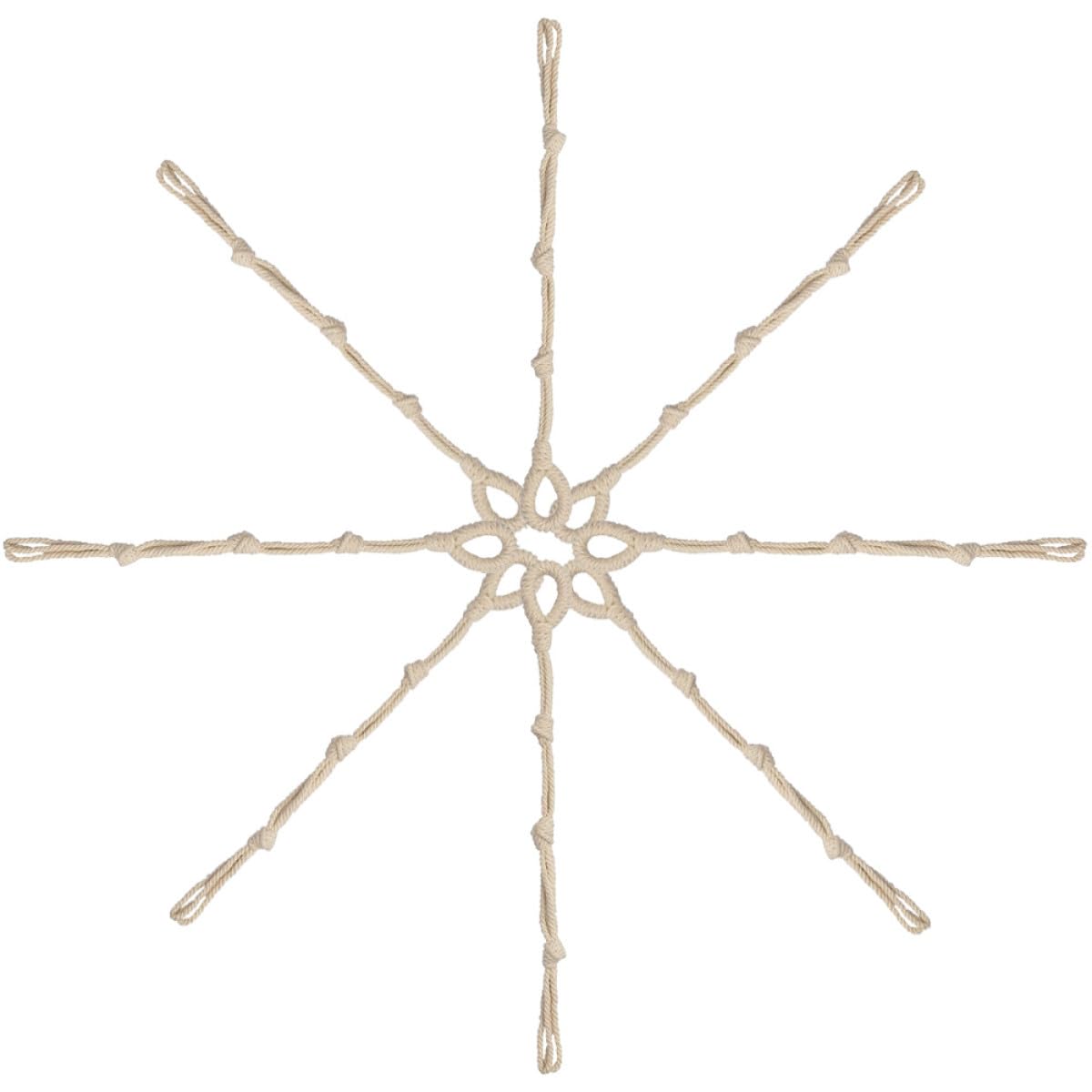 Abaodam 3 Ensembles Rallonge De Crochet pour Plante Jardinière Suspendue D'extérieur Jardinière Suspendue en Macramé Pendaison Usine Cintre Beige Coton 8 Pièces * 3