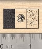 Flag of Mexico Rubber Stamp, United Mexican States