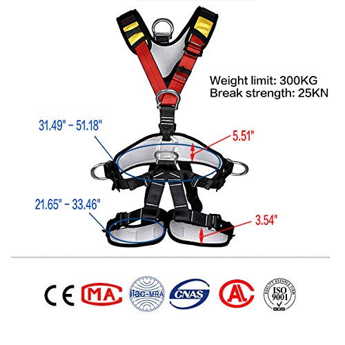 Heejo Climbing, Safety Safe Seat Belt For Outdoor Tree Climbing, Outward Band Expanding Training Large Size,Climbing Gear #TOP2