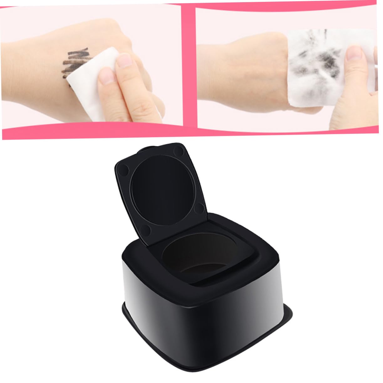 Angoily 2piezas Desmaquillantes Extraíbles Suaves y Flexibles Para Rostro Limpian Eficazmente Maquillaje y Suciedad Para Tipo De Piel y Viajes