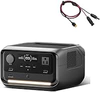 EF ECOFLOW River 3 Plus 270 - Estação de energia com bateria LiFePO4 de 268 Wh, 3 tomadas de energia até 1200 W, UPS de <10 MS, expansível para 840 Wh, carregamento rápido de 1 h, gerador solar de <30