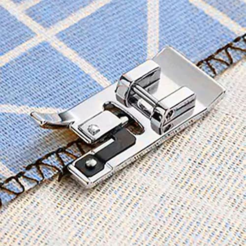 image for TISEKER Overlock Overcast Presser Foot Fits for All Low Shank Snap-On 