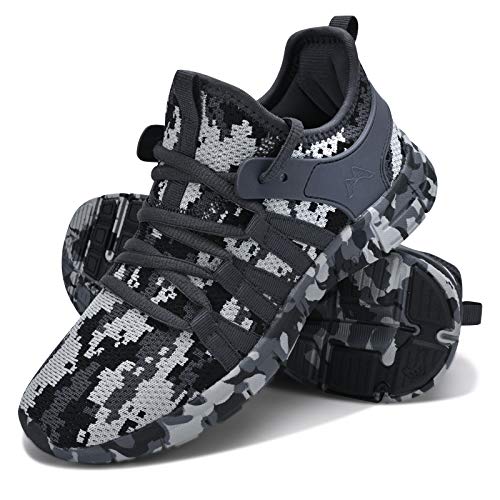Image of INZCOU Running Shoes Lightweight Tennis Shoes Non Slip Gym Workout Shoes Breathable Mesh Walking Sneakers