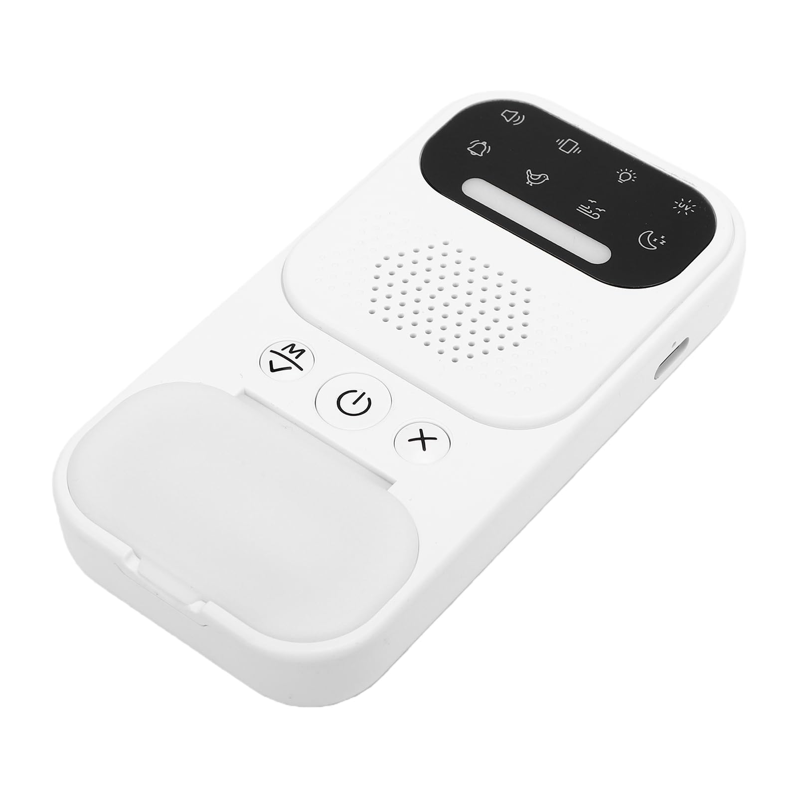 Baby-Geräuschmaschine, Einschlafhilfe mit Weißem Rauschen, Intelligentem Wecker und Bluetooth-Verbindung, Tragbar und Sicher für das Kinderzimmer