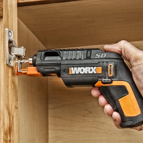 4V WORX Cordless Screwdriver w/ 6-Bit Set Screw Holder & Case - image 4