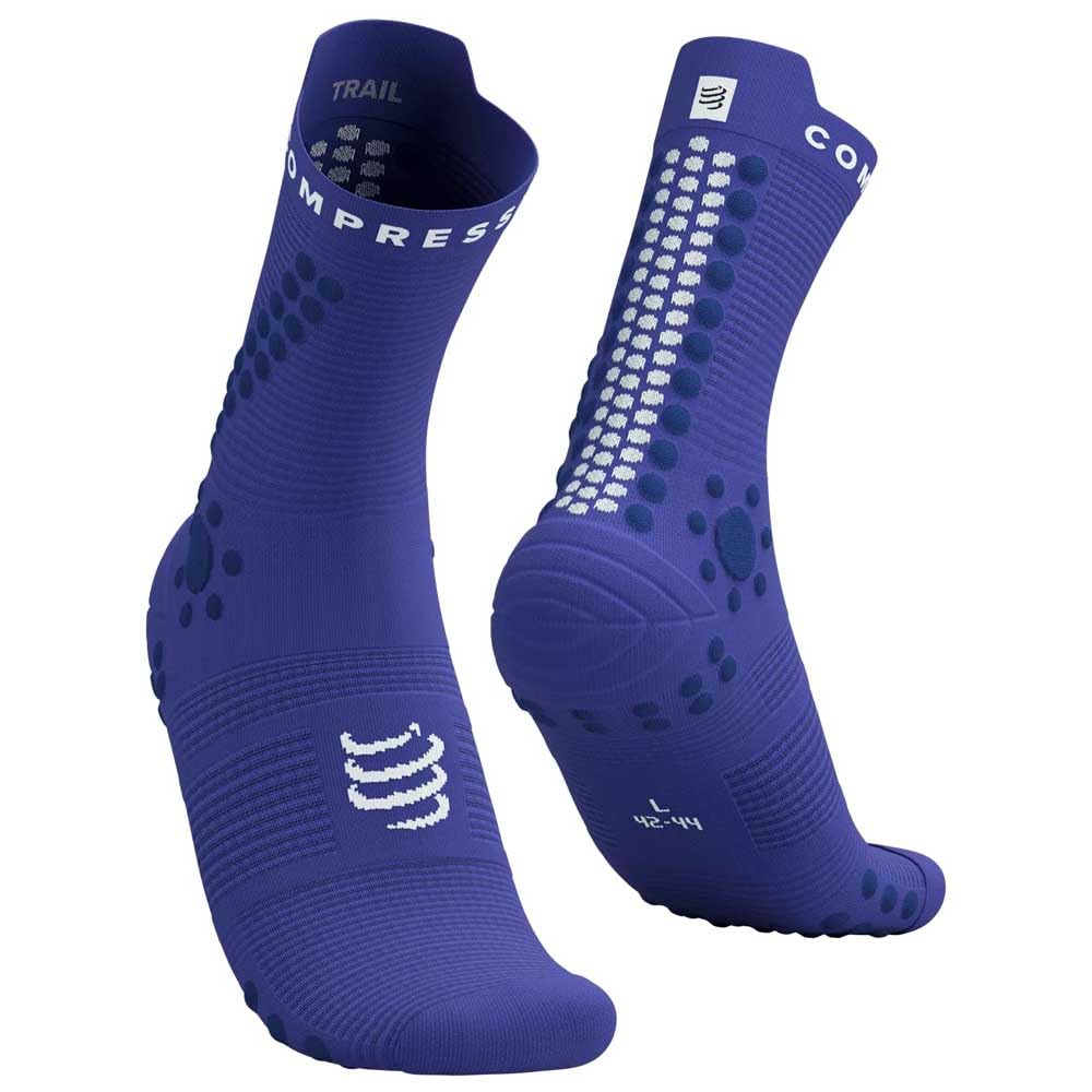 Compressport Dazz Blue / Blues Pro Racing V4.0 Trail Socks - Ss26