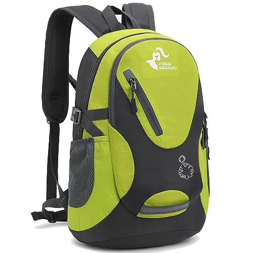 Bseash Kleine Größe 20L leichte wasserdichte Rucksack, Outdoor Sport Travel Daypack für Radfahren Wandern Reiten Radfahren Reisen (Apfelgrün)