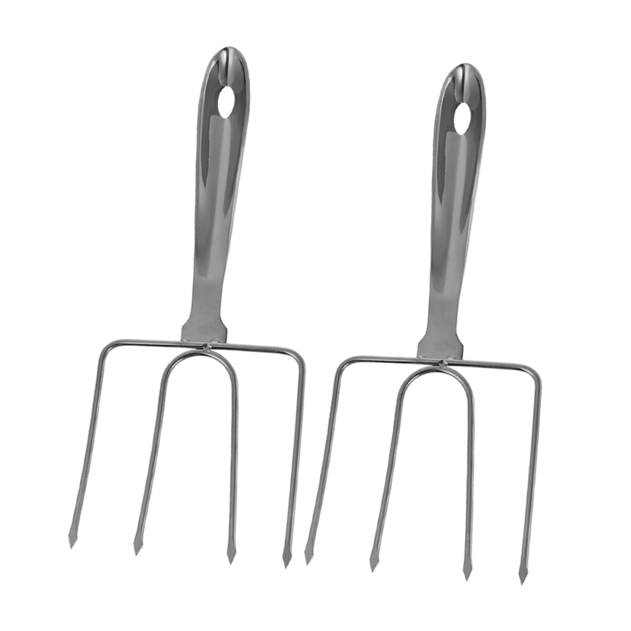 Ciieeo Turkey Fork Set Roast Turkey Lifter Chicken Skewers Outdoor Grilling Tool