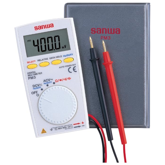 PM3 Digital Multimeters SANWA Japan quanlity/Pocket Type, resistance/capacitance/frequency/duty cycle/continuity test(PM3)