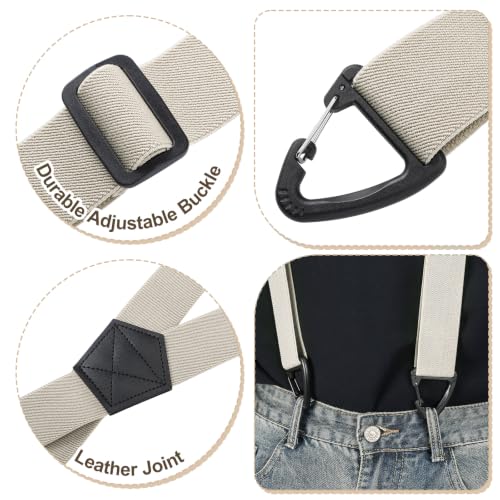 Image of Sintege X Back Hidden Suspender 1.5 Inches Under Clothing Heavy Duty Work Suspenders for Men Women