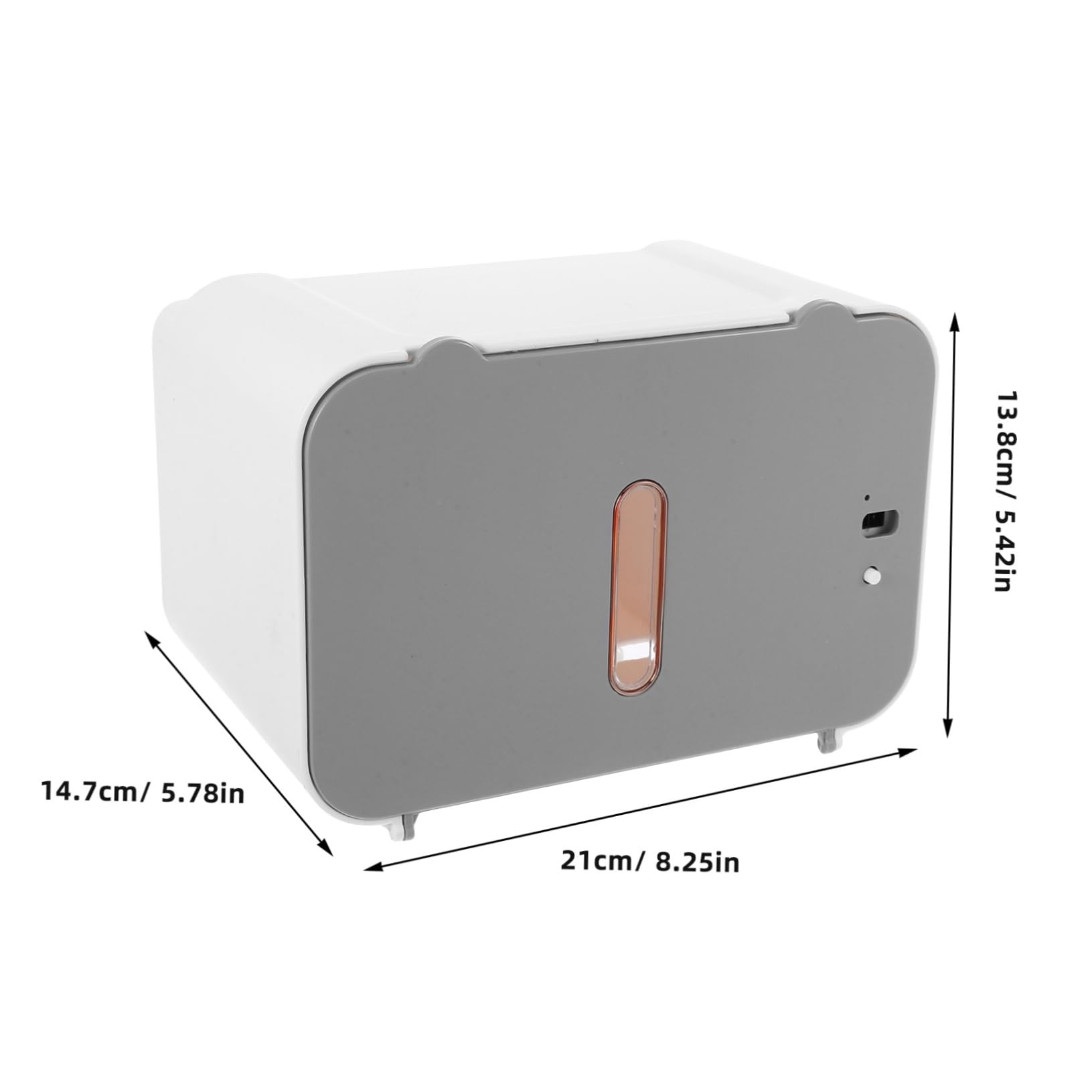 Gadpiparty Distributore Automatico di Asciugamani di Carta senza Contatto, Montaggio a Parete senza Forare, per Cucina e Bagno, in Abs e Metallo