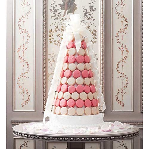 Artif Cône en Polystyrène en 2 Parties, Hauteur 70 cm, Diamètre de Base 31 cm, Présentoir à Macarons et Choux
