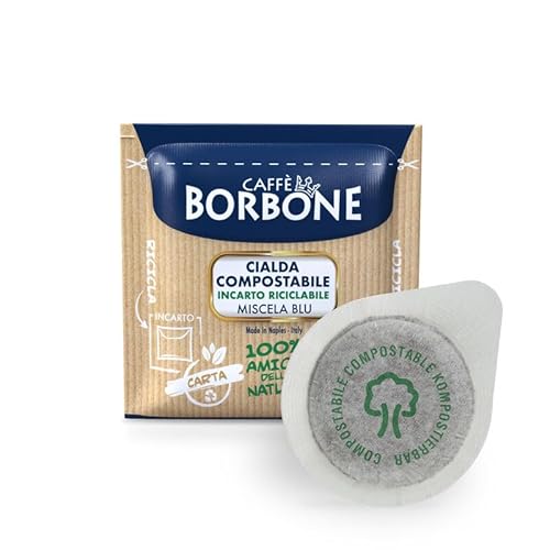 Caffè Borbone Cialda Compostabile, Miscela Blu - 300 Cialde -